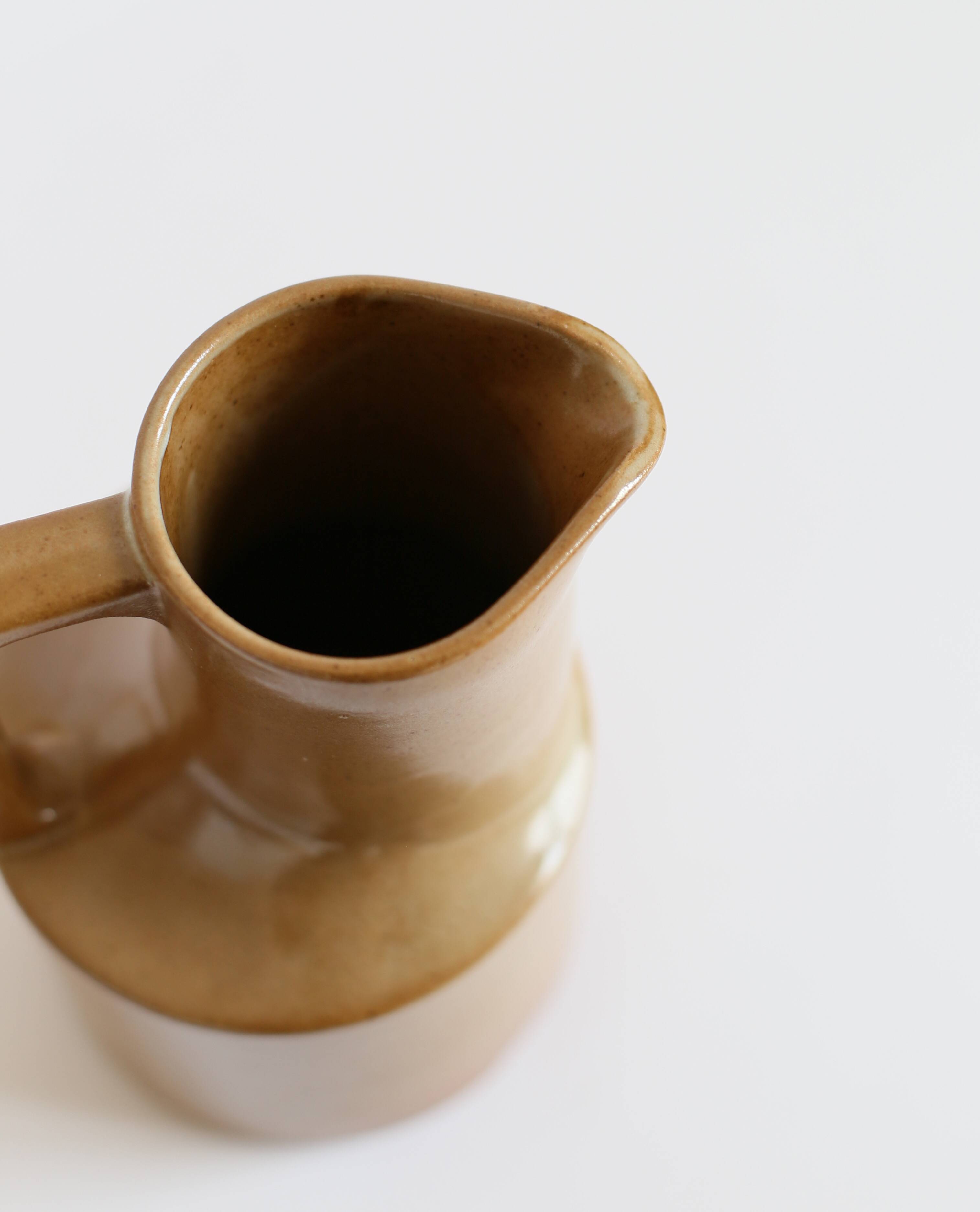 Brenne stoneware pitcher
