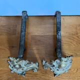 Paire de chenets anciens