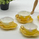 Series of 5 cups and under cups Sarreguemines