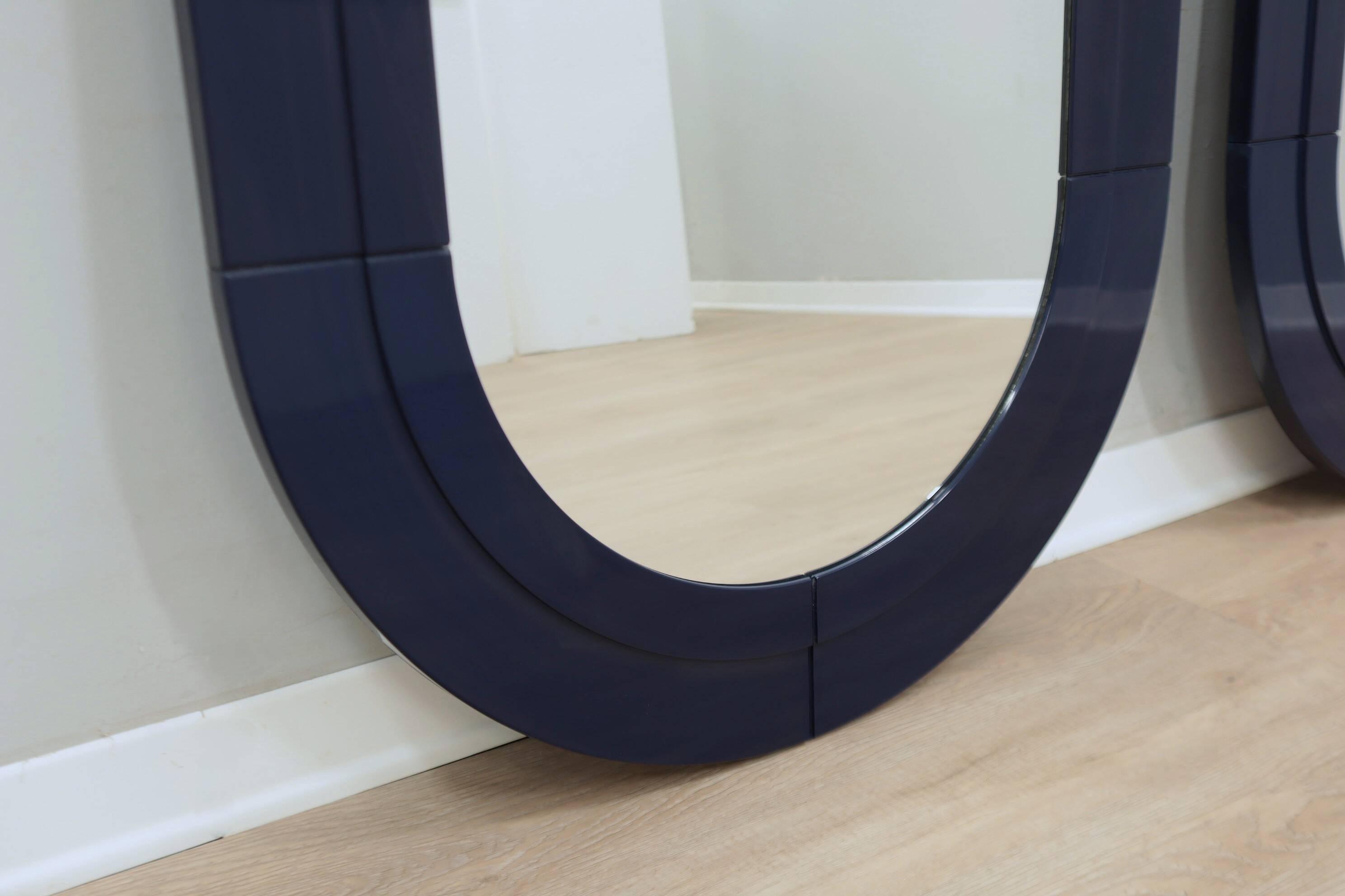 Pair of ABS wall mirrors Anna Castelli for Kartell 1960s