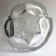 Art Deco vase in transparent thick crystal Val Saint Lambert 1920