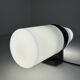 Old large scandinavian wall light in opaline "ifö"
