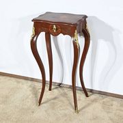 Small Table in Lacquered Wood, Louis XV Style – Late 19th Century