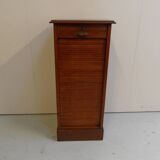 Antique filing cabinet with roller shutter
