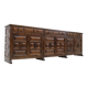 Vintage Spanish brutalist sideboard credenza 1970s