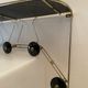 Vintage coat rack, 50s, 60's, perforated tole