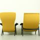 Theo Ruth pour les chaises Artifort Modèle 107 et 137 en Hallingdal Kvadrat.