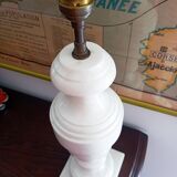 Antique marble lamp foot