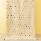 Happy dots, berber rug, 159 x 235