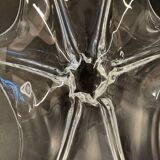 Crystal dish with stamp, 1960s/70s