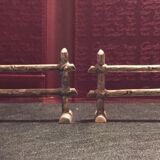 12 Silver metal knife holder