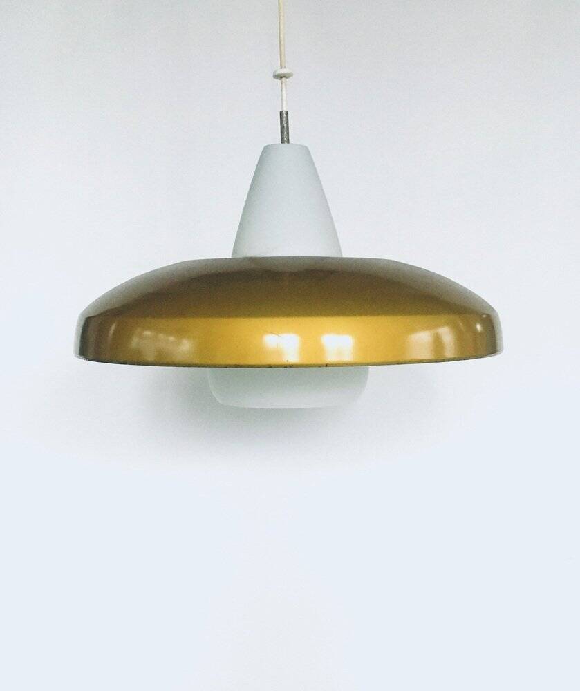 Mid-Century Modern Dutch Pendant Lamp attributed to Philips, 1950s