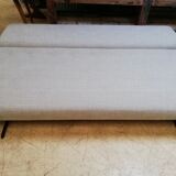 Large vintage convertible sofa bed, 70s, Czechoslovakia