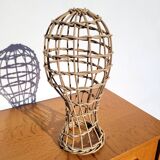Head to hat marotte wicker display