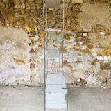 Vintage wall system with 5 modular shelves for BHV