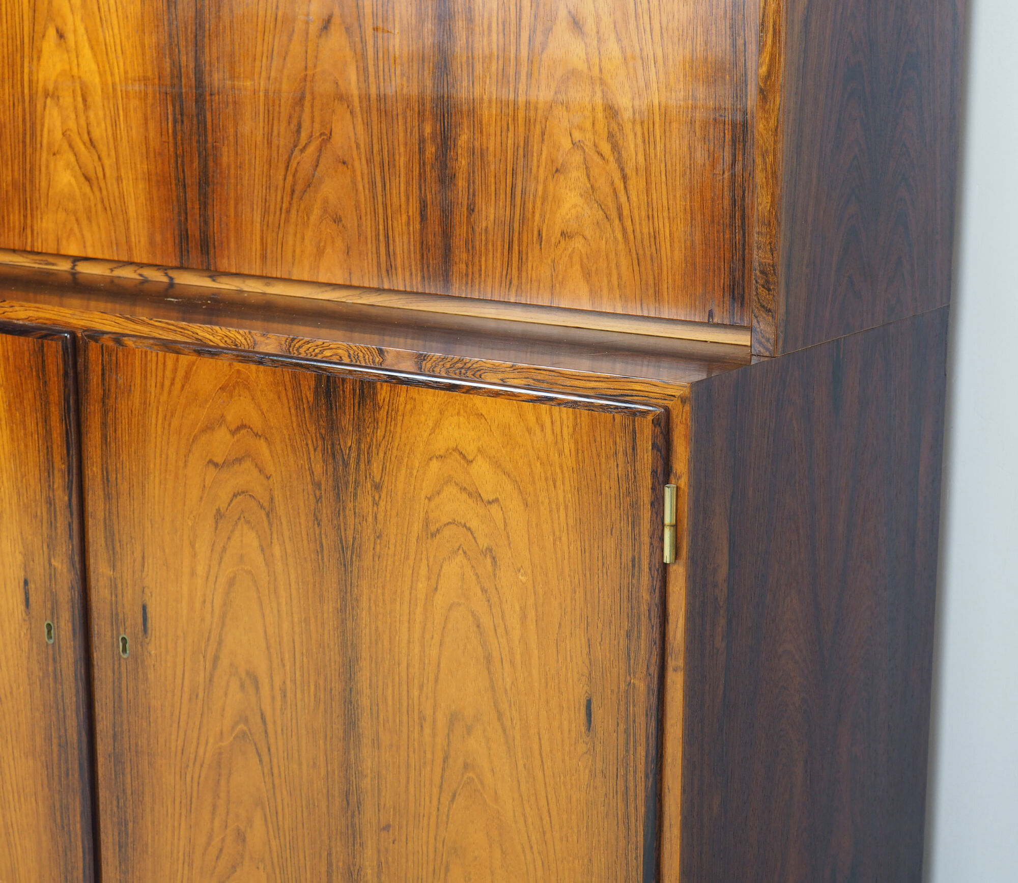 Rosewood bookcase with writing desk by Carlo Jensen for Hundevad, 60