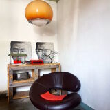 Big Bud hanging lamp by Harvey Guzzini vintage