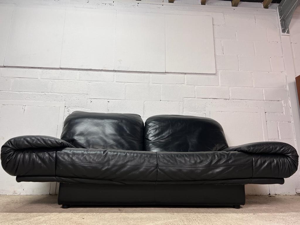 Cuir vintage canapé Rolf Benz