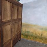 Small Louis XV cherry wood low cabinet