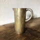 Vintage carafe, brass metal carafe, pitcher, flower pot, kitchen, decoration
