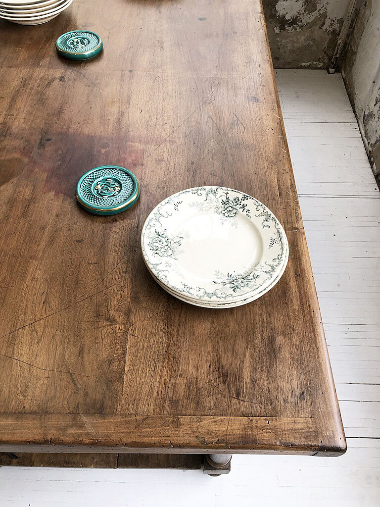 Artist studio oak draper table