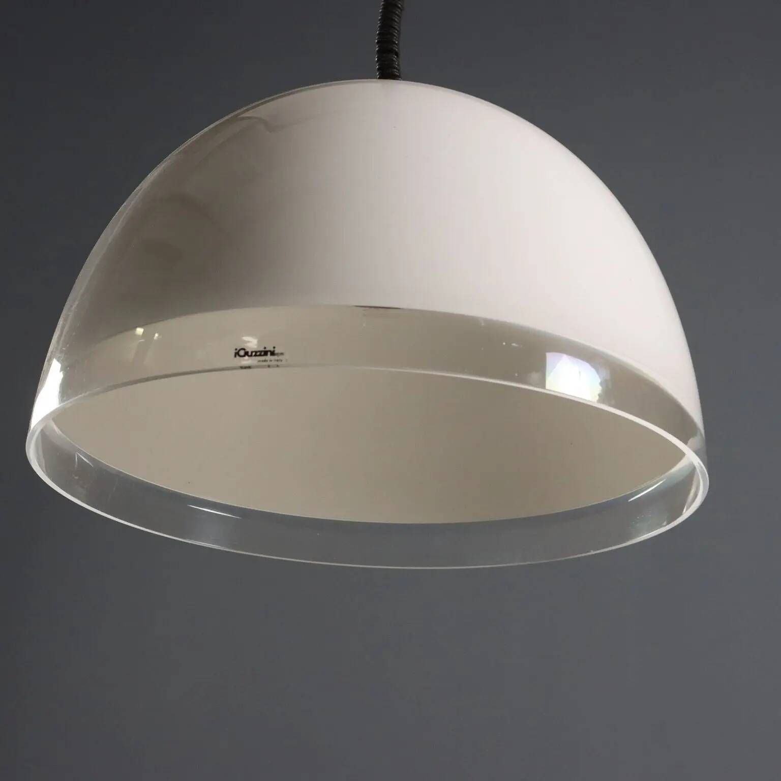 Baobab chandelier iGuzzini in plastic, vintage design, Italy, 1970s