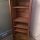 1900 oak notary curtain cabinet