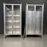 2 vitrines médicales italiennes vintage de profa - padoue