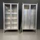 2x vintage italian medical display cabinets from profa - padua
