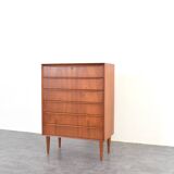 Mid-Century Danish Teak Chest of Drawers, 1960s.