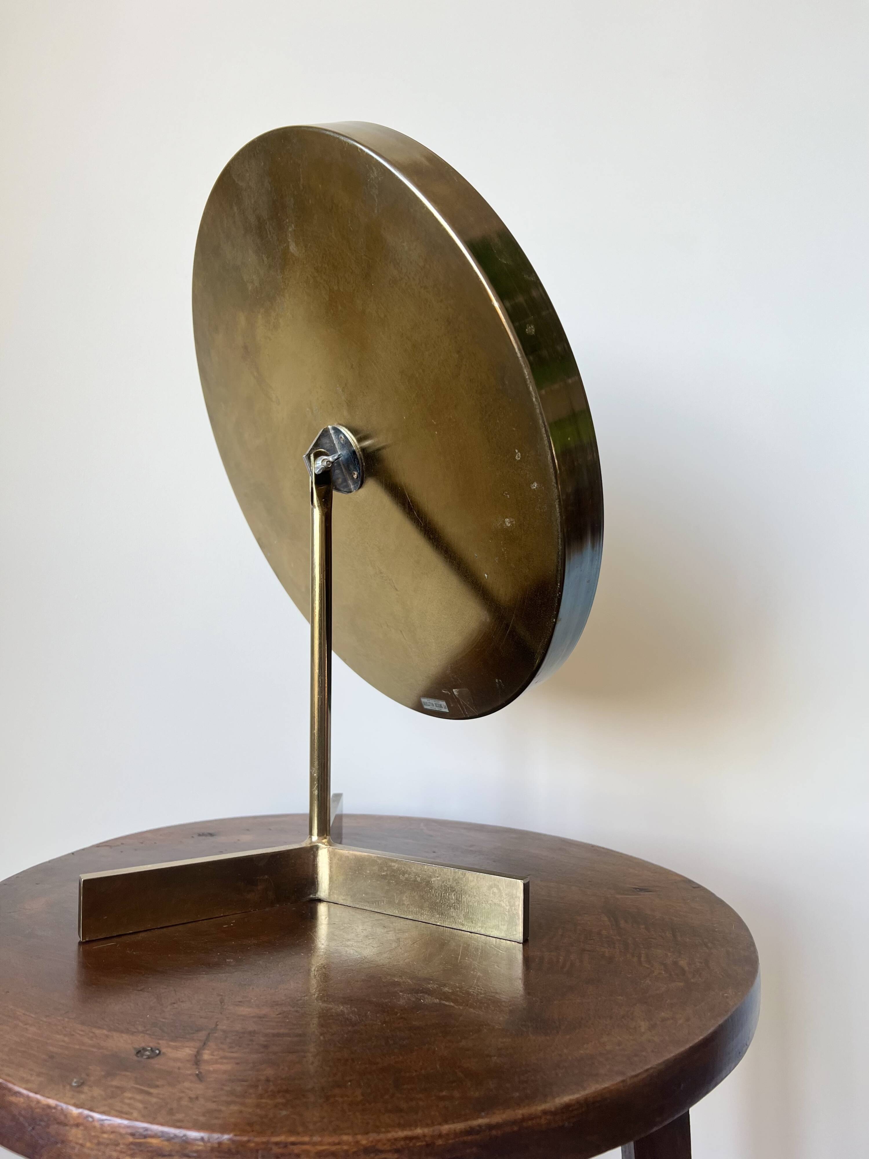 Mid century brass mirror by Durlston Designs, England 1960s