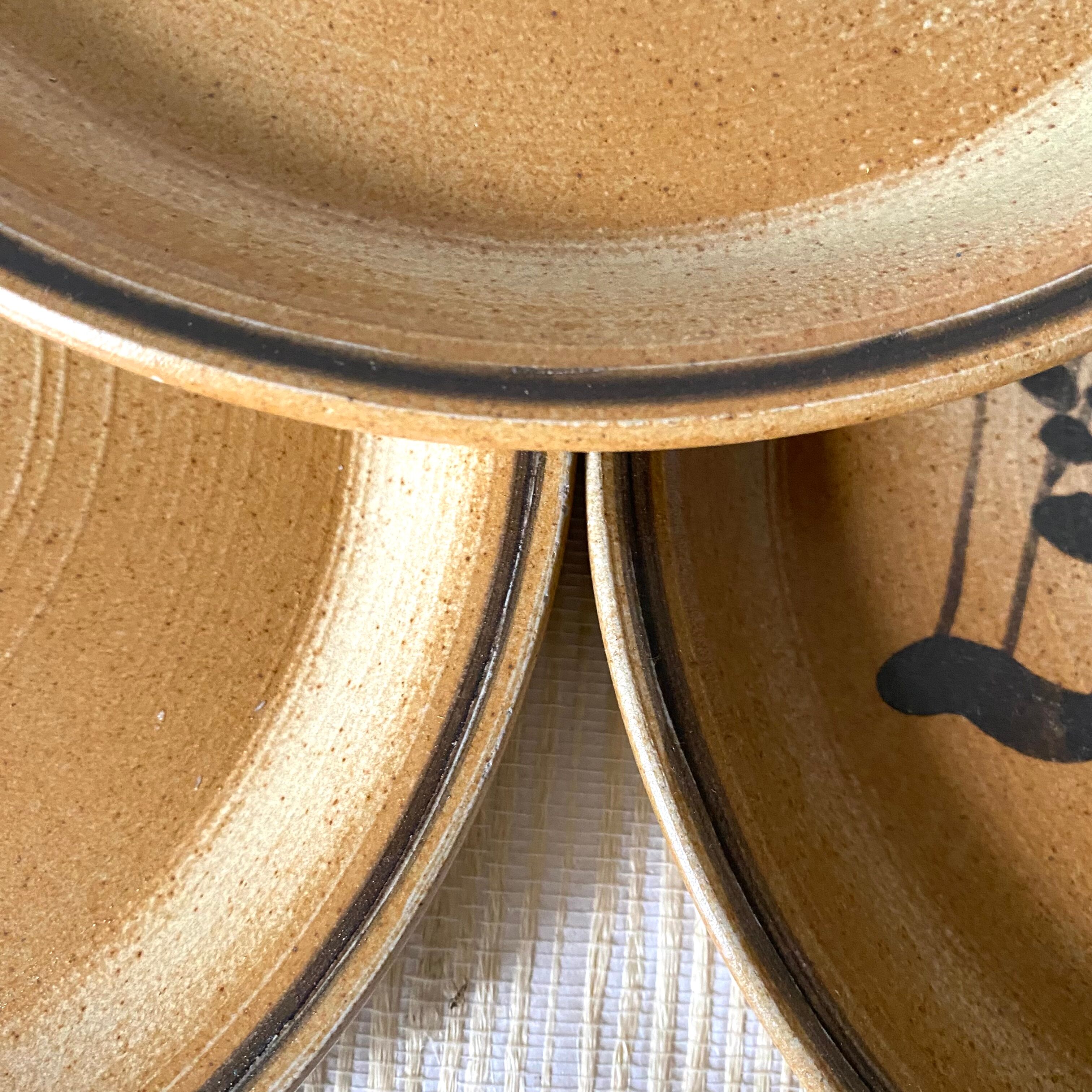 Service 25 pièces en grès de l’Arnon , années 70