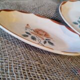 Duo de ravier Digoin Sarreguemines modèle 9181