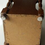 1960s Vintage - elegant wooden (oak) umbrella stand with plastic insert