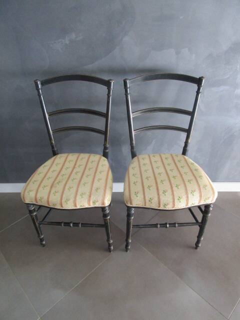 Paire de chaises Napoléon III