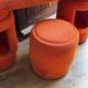 Dressing table with chairs from Kecskemét Furniture, 1975, set of 3
