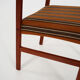 Six teak chairs, Scandinavian design 1970s
