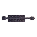 Large wooden Awale Baoule game (Burkina Faso)