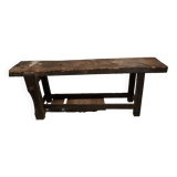 Old vintage wooden workbench