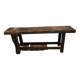 Old vintage wooden workbench