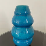 Cracked Art Deco ceramic vase Francis Bichoff