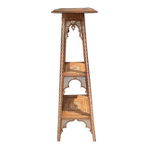 Eastern wooden and mother-of-pearl seat