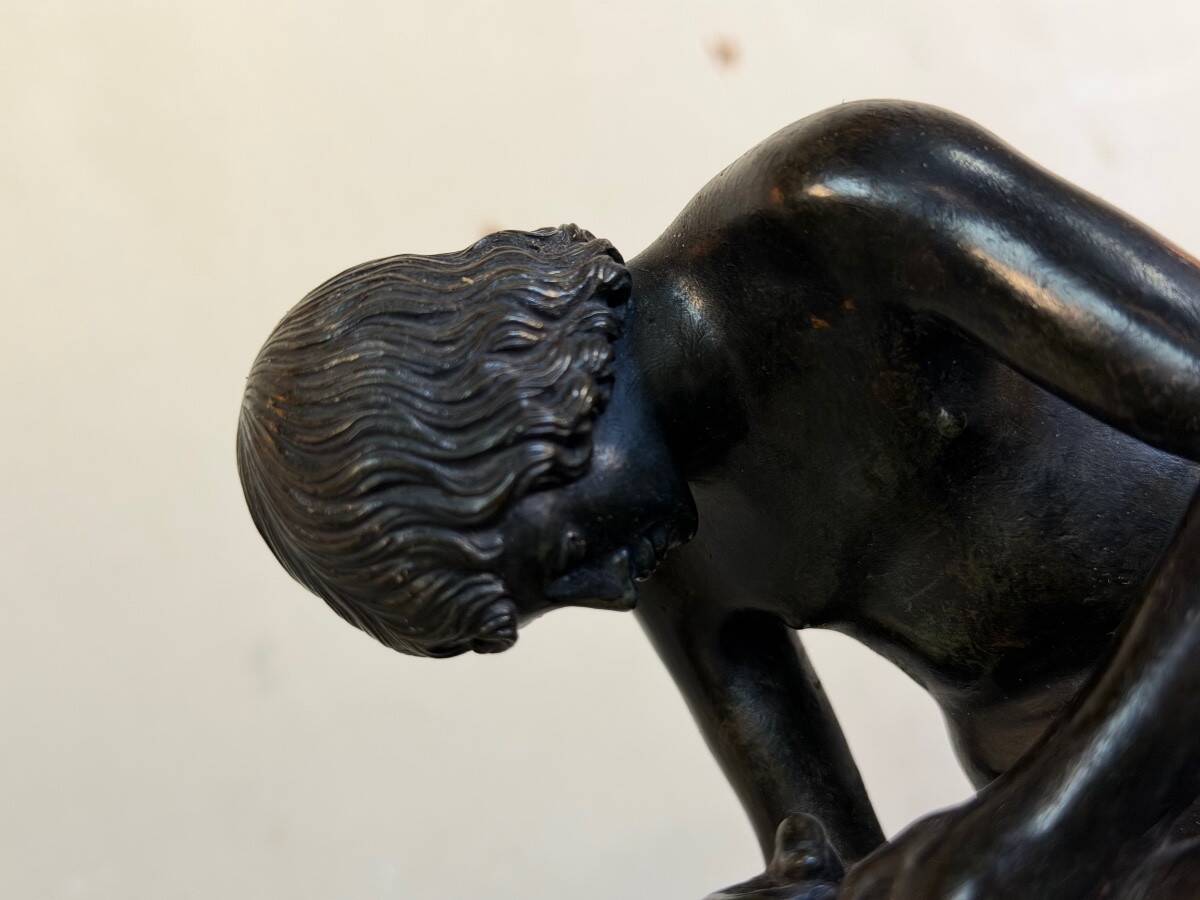 Spinario or the Thorn Puller, bronze after the Antique, 19th century.