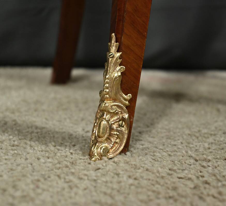 Pair of marquetry bedside tables, Louis XV style – 1960