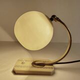 Lampe Art Deco Bakelite Verre Laiton