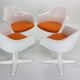Maurice Burke set of 4 armchairs model No. 116 for Arkana, Space Age 1960's