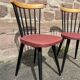 2 chaises Baumann vintage 1950