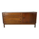 Commode enfilade scandinave teck vintage 1960 Roche Bobois