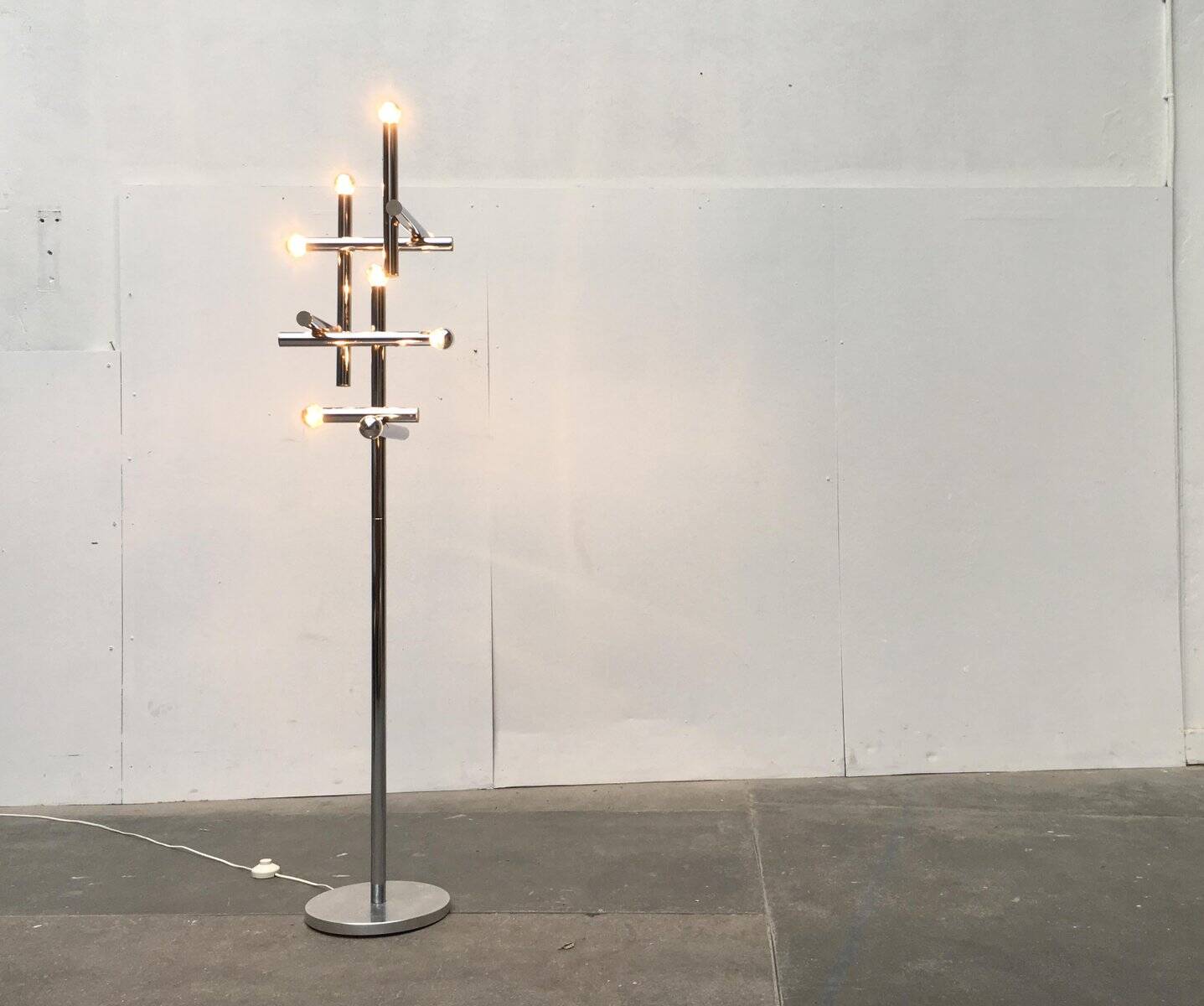 Swiss Space Age floor lamp by Temde