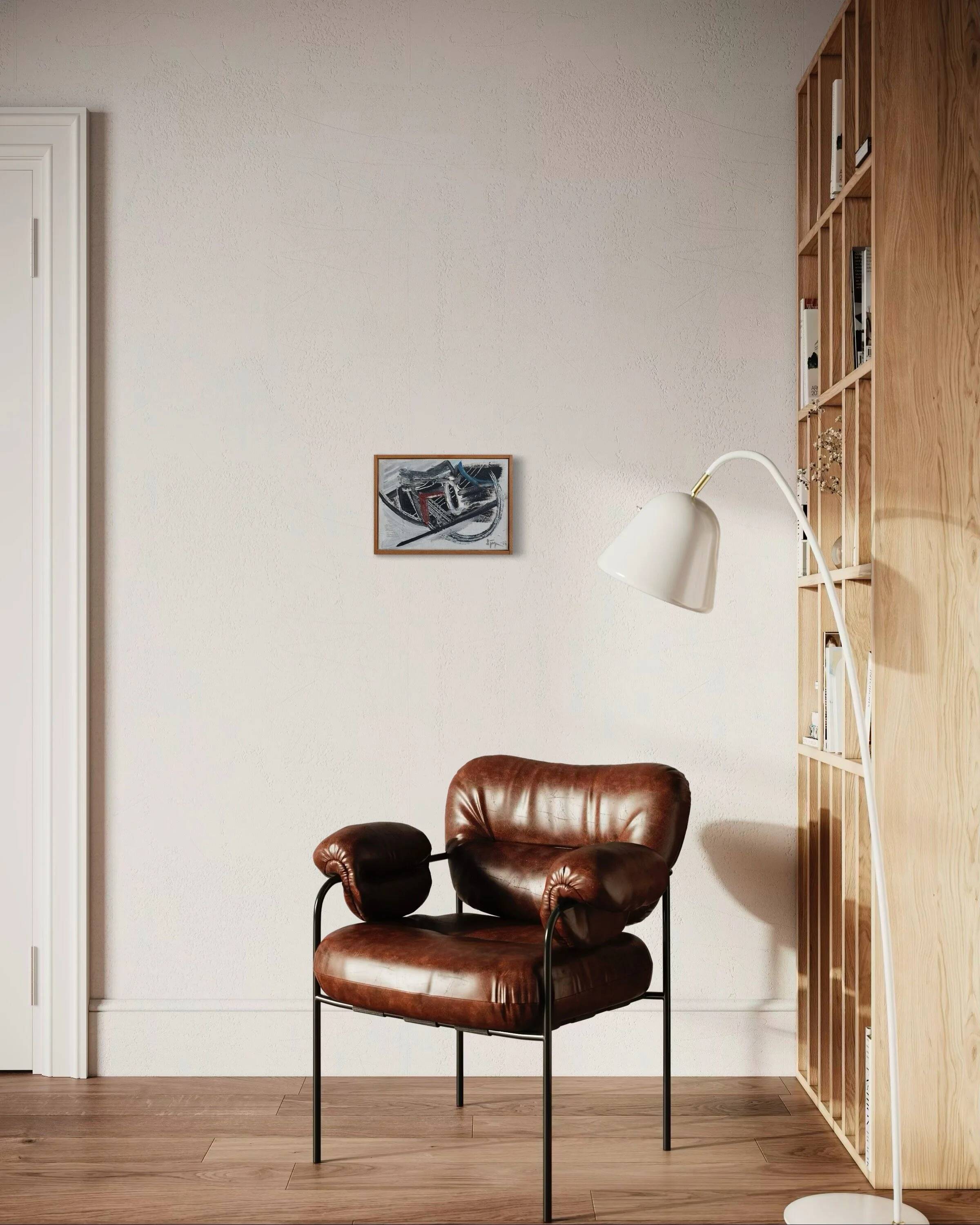 Lars Sjögren abstract oil painting | Sweden | 1965